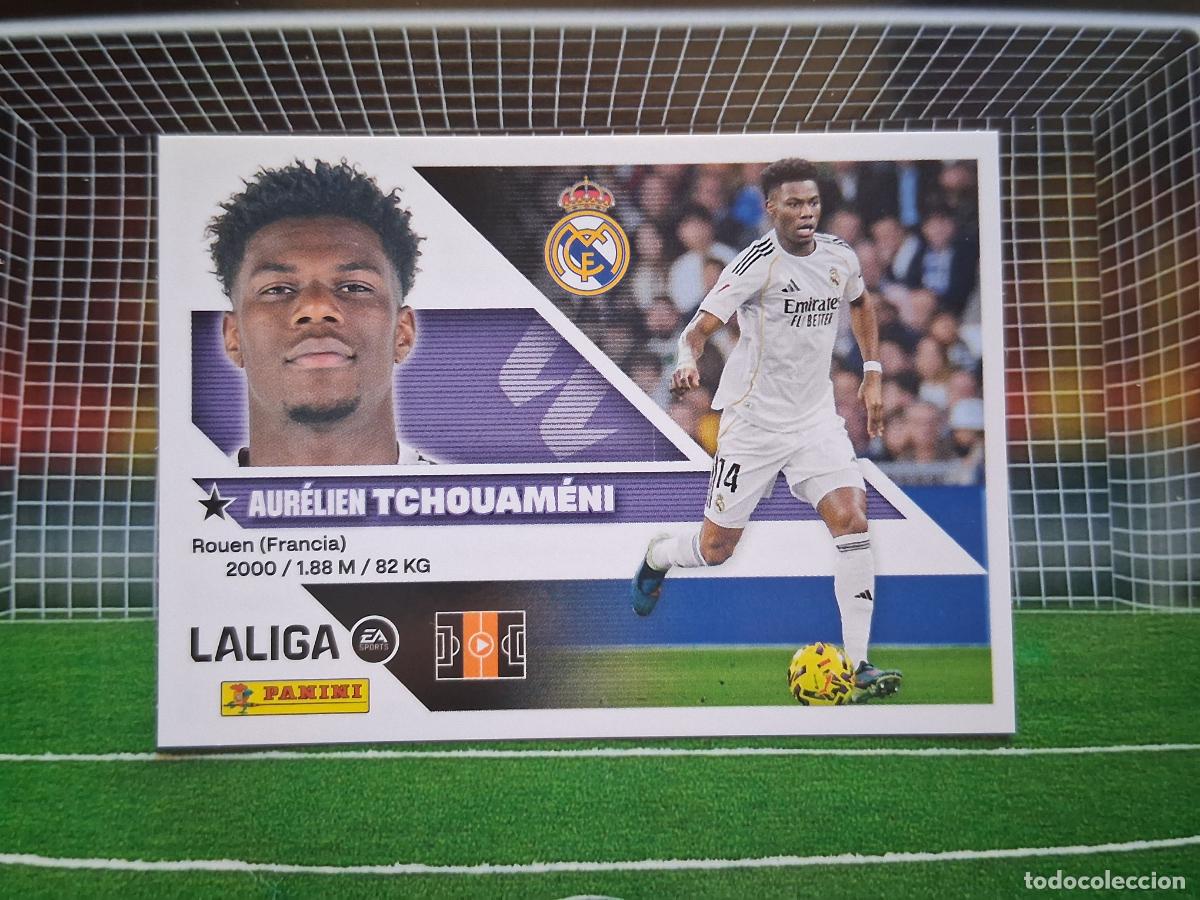 Cromos de f&uacute;tbol: 11 TCHOUAMENI REAL MADRID CROMOS EDICIONES ESTE LIGA FUTBOL PANINI 2026 2027 26 27