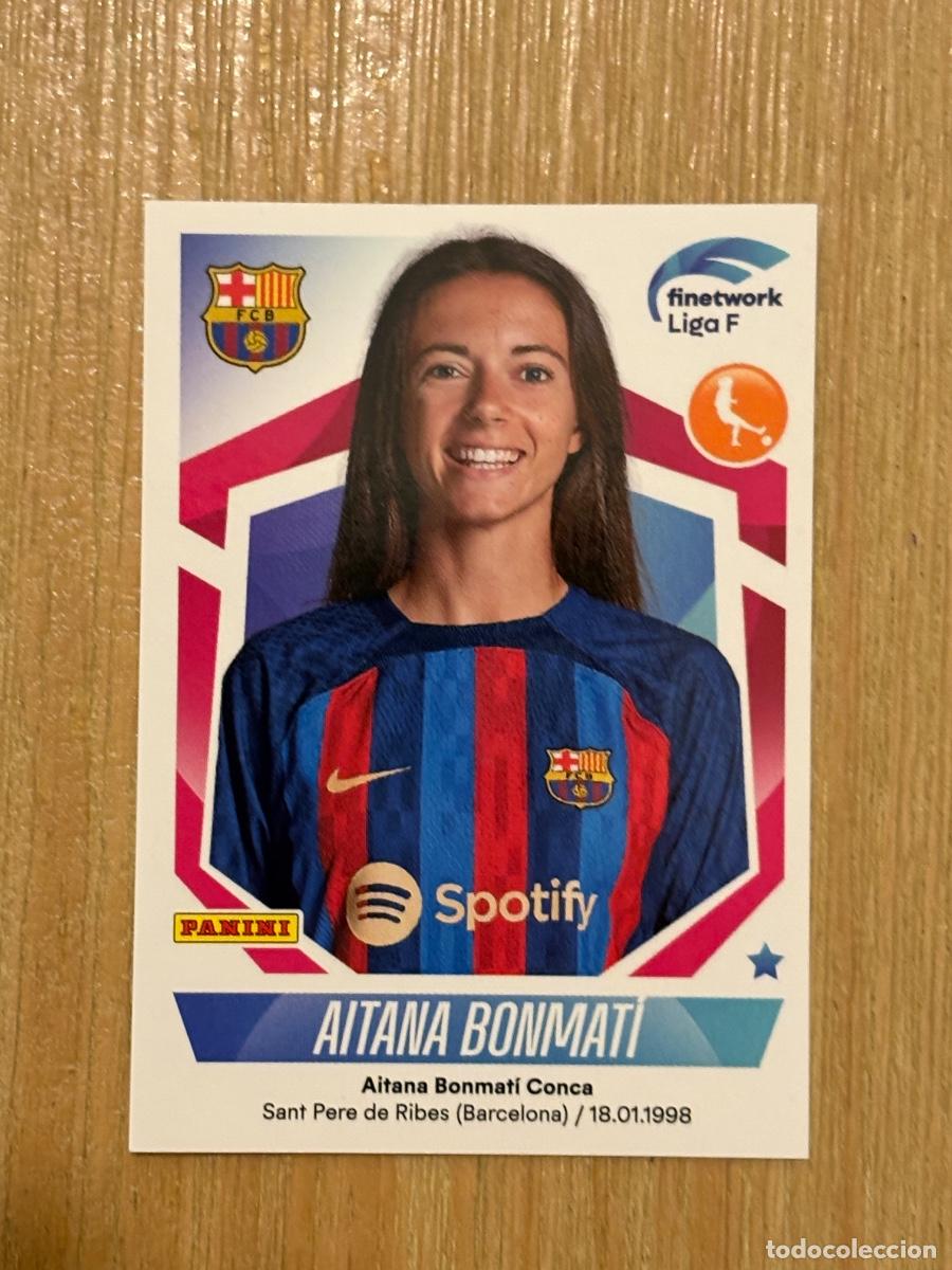 Cromos de f&uacute;tbol: 44. CROMO N 128 AITANA BONMAT&Iacute; BARCELONA LIGA FEMENINA F 2022-23 22-23 PANINI SIN PEGAR