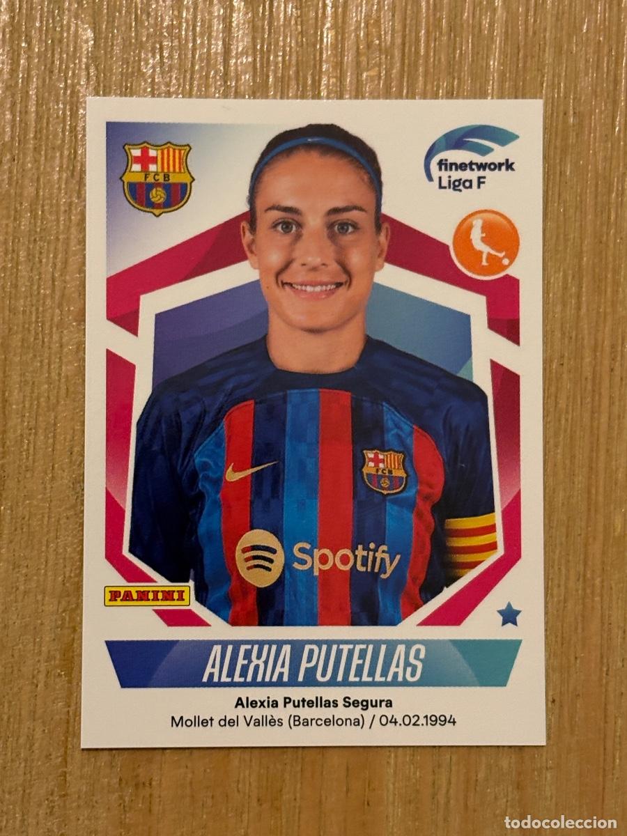 Cromos de f&uacute;tbol: 44. CROMO N 129 ALEXIA PUTELLAS BARCELONA LIGA FEMENINA F 2022-23 22-23 PANINI SIN PEGAR