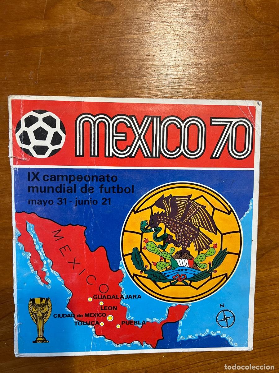 Cromos de f&uacute;tbol: &Aacute;lbum M&eacute;xico 70 panini 1970