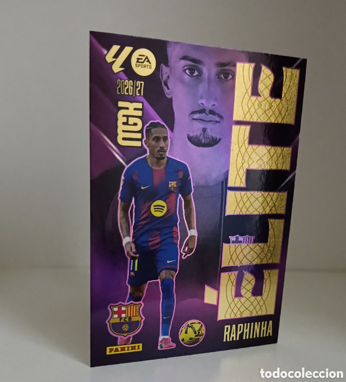 Cromos de f&uacute;tbol: Raphinha ELITE N&deg; 16 2026-27 Megacracks