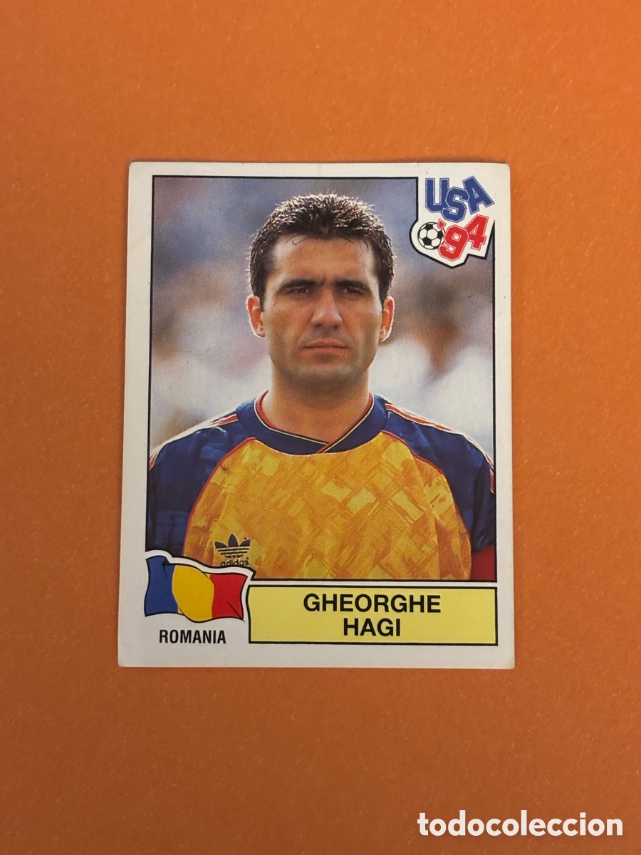 Cromos de f&uacute;tbol: Hagi Rumania Mundial 94 1994 Estados Unidos USA Panini