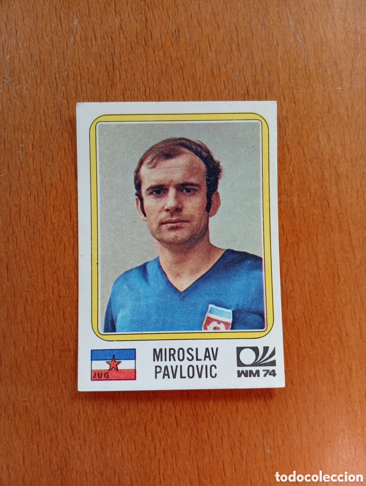 Cromos de f&uacute;tbol: MUNICH 74 - N&ordm; 189 PAVLOVIC - YUGOSLAVIA - CAMPEONATO MUNDIAL DE FUTBOL 1974