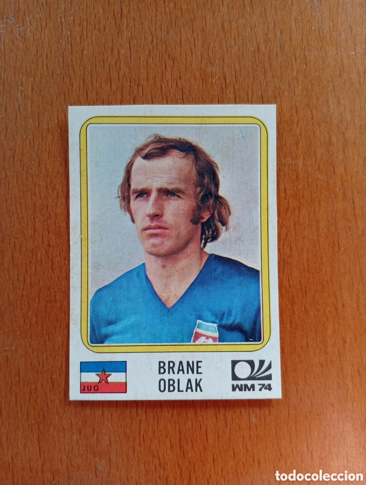 Cromos de f&uacute;tbol: MUNICH 74 - N&ordm; 190 BRANE OBLAK - YUGOSLAVIA - CAMPEONATO MUNDIAL DE FUTBOL 1974
