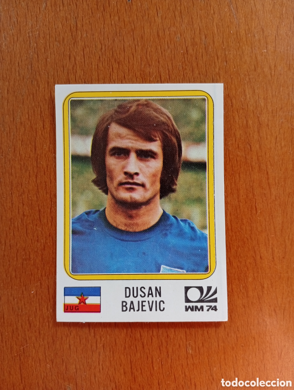 Cromos de f&uacute;tbol: MUNICH 74 - N&ordm; 196 DUSAN BAJEVIC - YUGOSLAVIA - CAMPEONATO MUNDIAL DE FUTBOL 1974