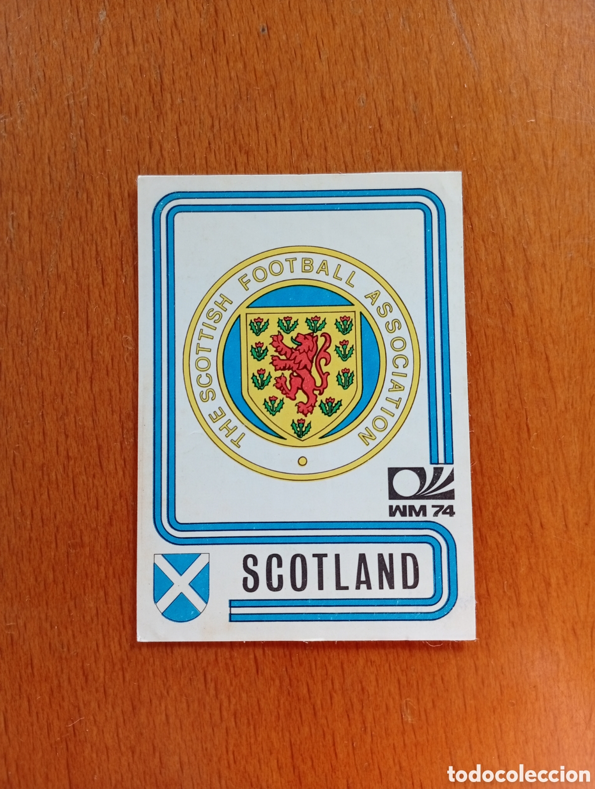 Cromos de f&uacute;tbol: MUNICH 74 - N&ordm; 198 ESCUDO - ESCOCIA - CAMPEONATO MUNDIAL DE FUTBOL 1974