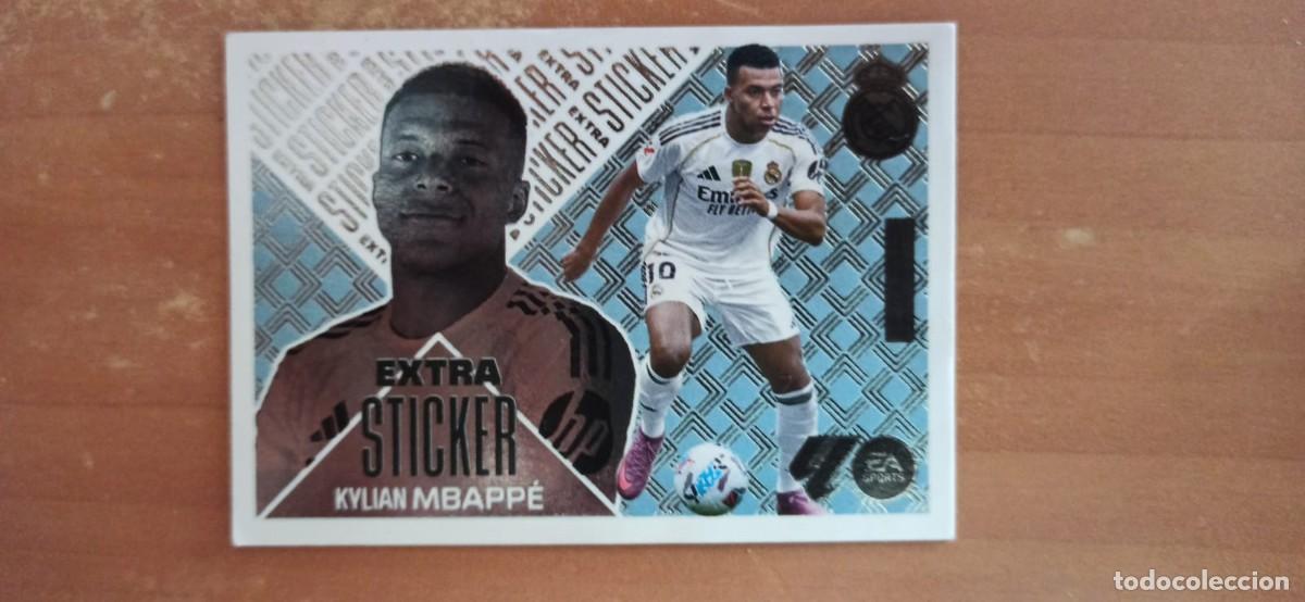 Cromos de Futebol: Mbappe Real Madrid Extra Sticker Plata Liga Este 26 27 2026 2027