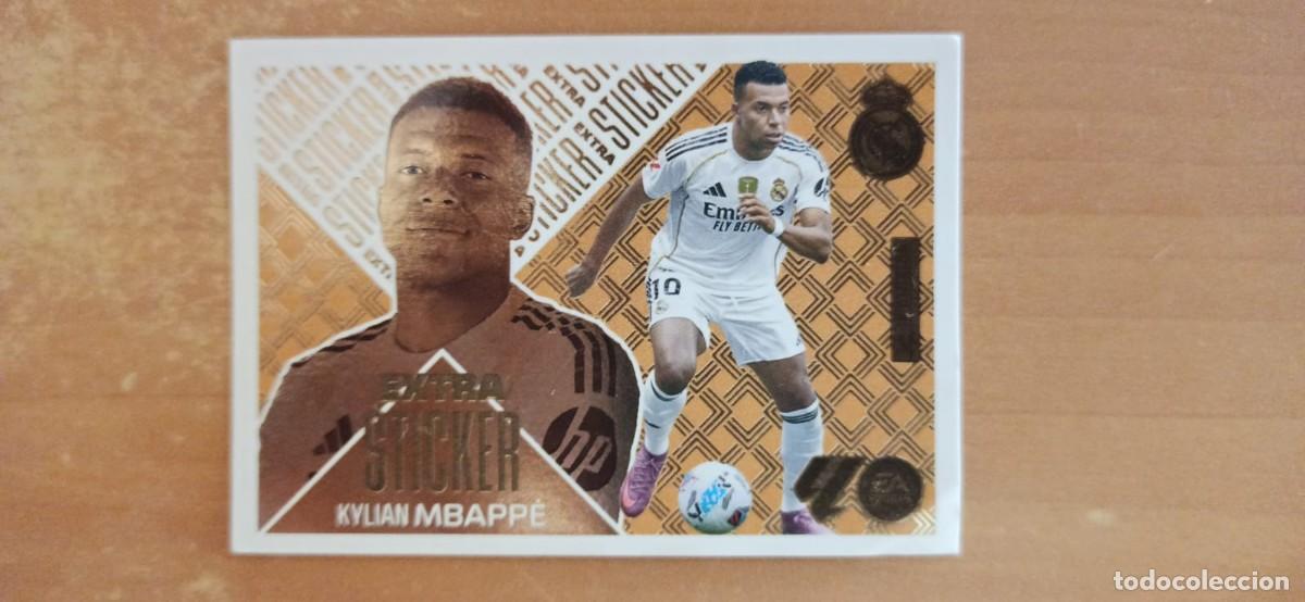 Cromos de Futebol: Mbappe Real Madrid Extra Sticker Bronce Liga Este 26 27 2026 2027