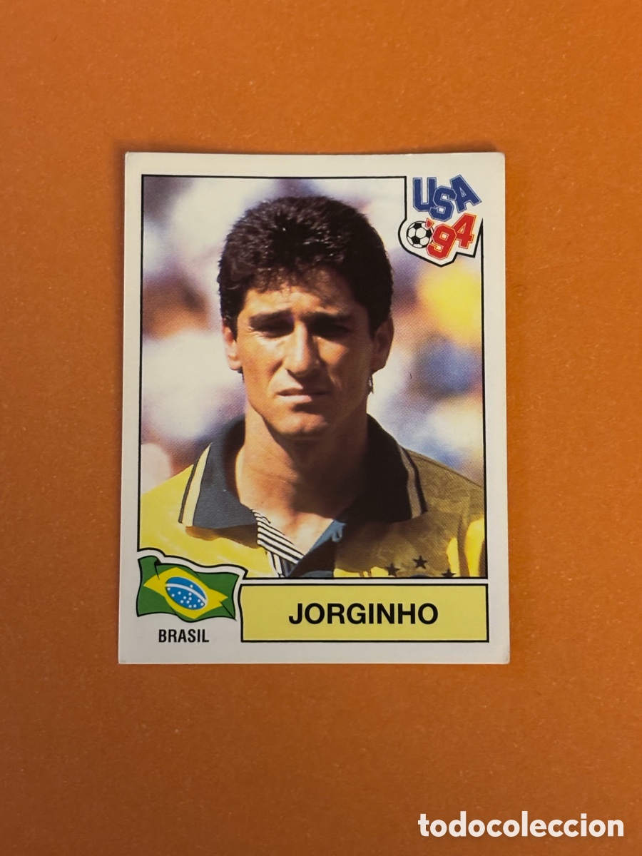 Cromos de f&uacute;tbol: 93 JORGINHO BRASIL CROMO STICKER FUTBOL PANINI MUNDIAL 1994 WORLD CUP
