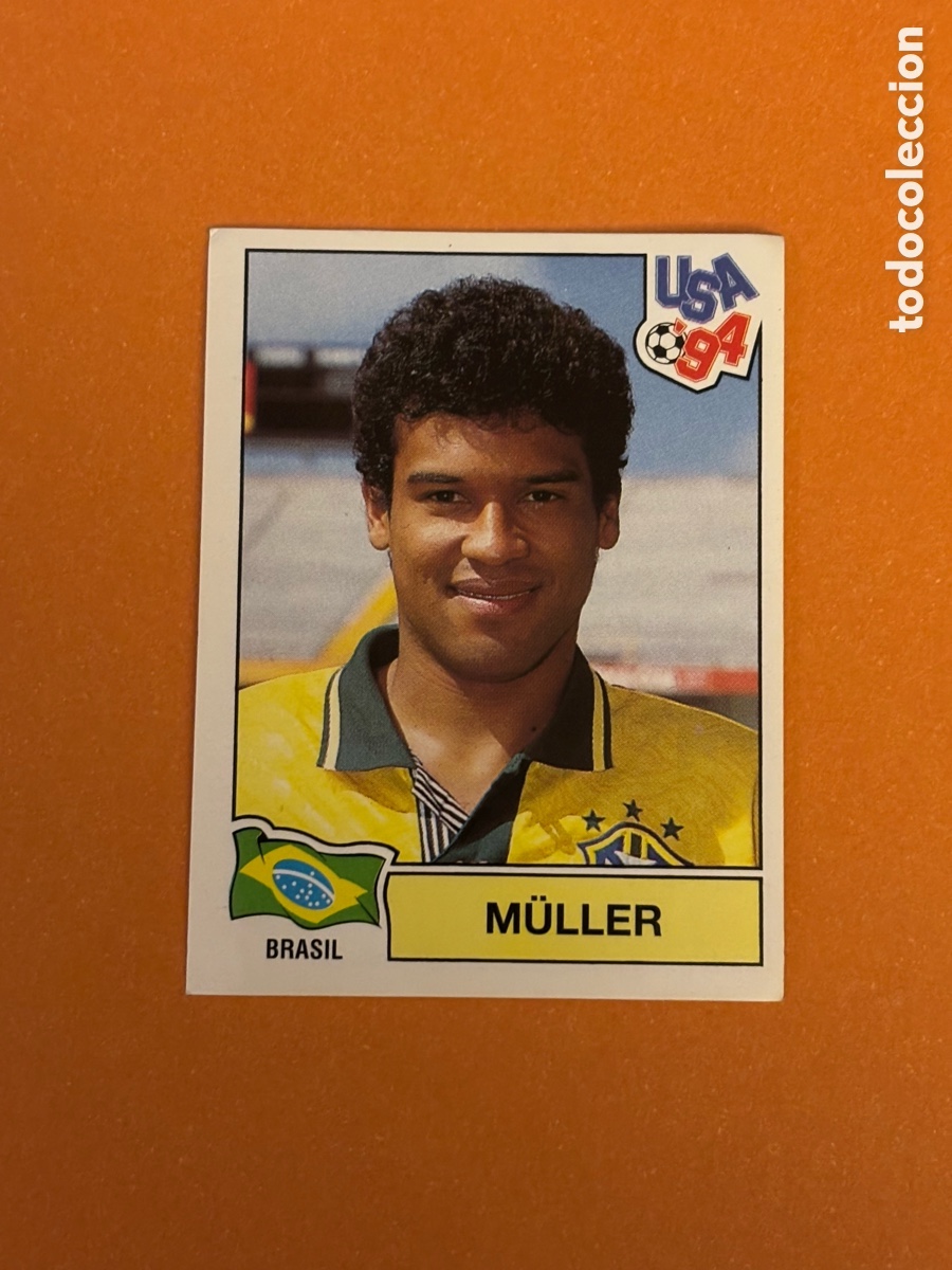 Cromos de f&uacute;tbol: 108 M&Uuml;LLER BRASIL MUNDIAL USA 1994 WORLD CUP ESTADOS UNIDOS 94 CROMO STICKER F&Uacute;TBOL PANINI