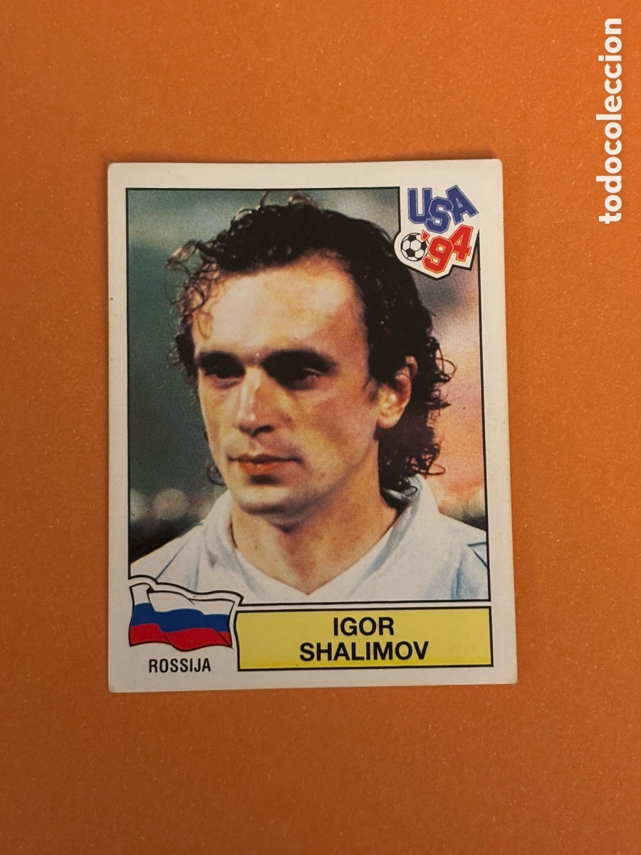 Cromos de f&uacute;tbol: 120 Shalimov Rusia 94 MUNDIAL USA 1994 PANINI. Nunca pegado