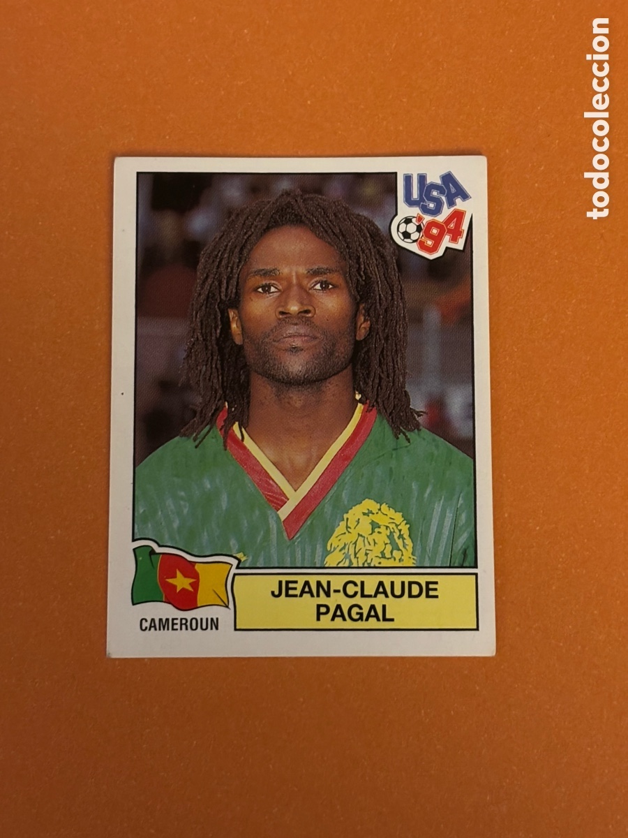 Cromos de f&uacute;tbol: 138 Jean Claude Pagal Camerun 94 MUNDIAL USA 1994 PANINI. Nunca pegado
