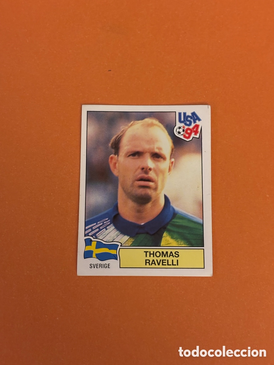 Football Stickers: 149 Thomas Ravelli Suecia 94 MUNDIAL USA 1994 PANINI. Nunca pegado