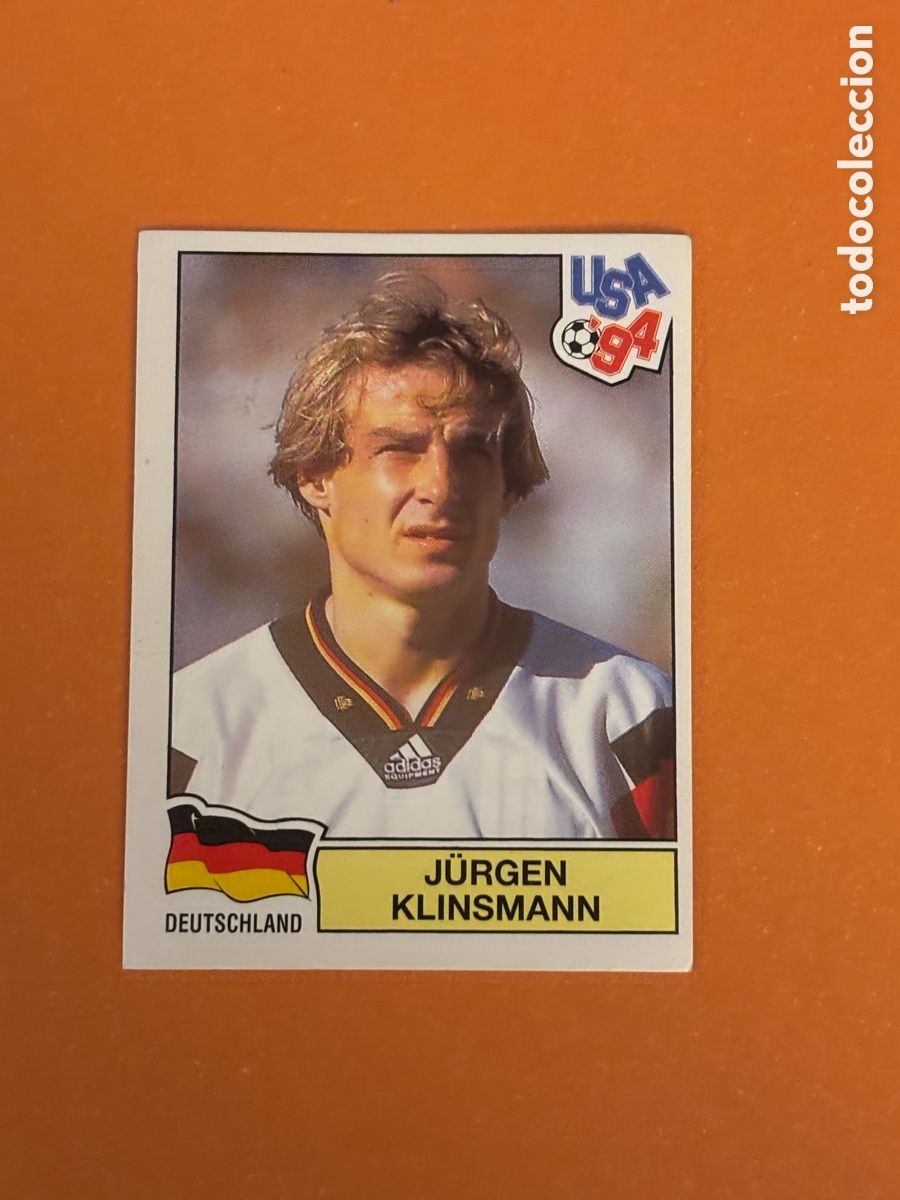 Cartes &agrave; collectionner de Football: 183 Jurgen Klinsmann (Alemania) Mundial USA 94 PANINI. Nunca pegado