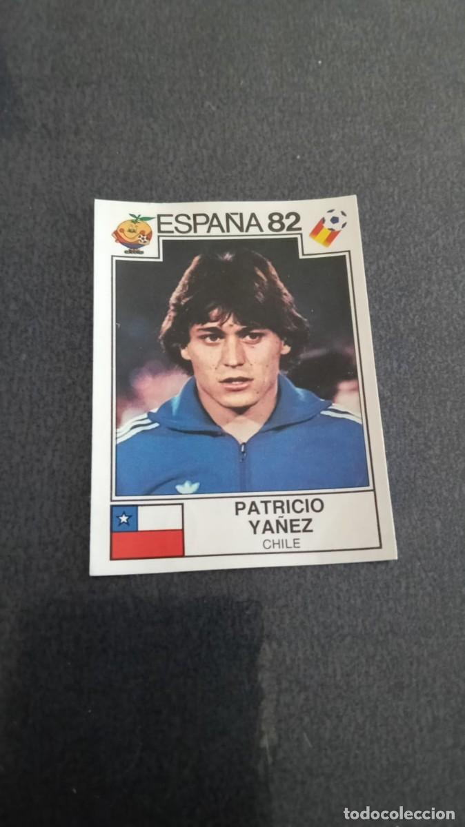 Cromos de f&uacute;tbol: Panini Mundila Espa&ntilde;a 82 Ya&ntilde;ez Chile 160 Despegado