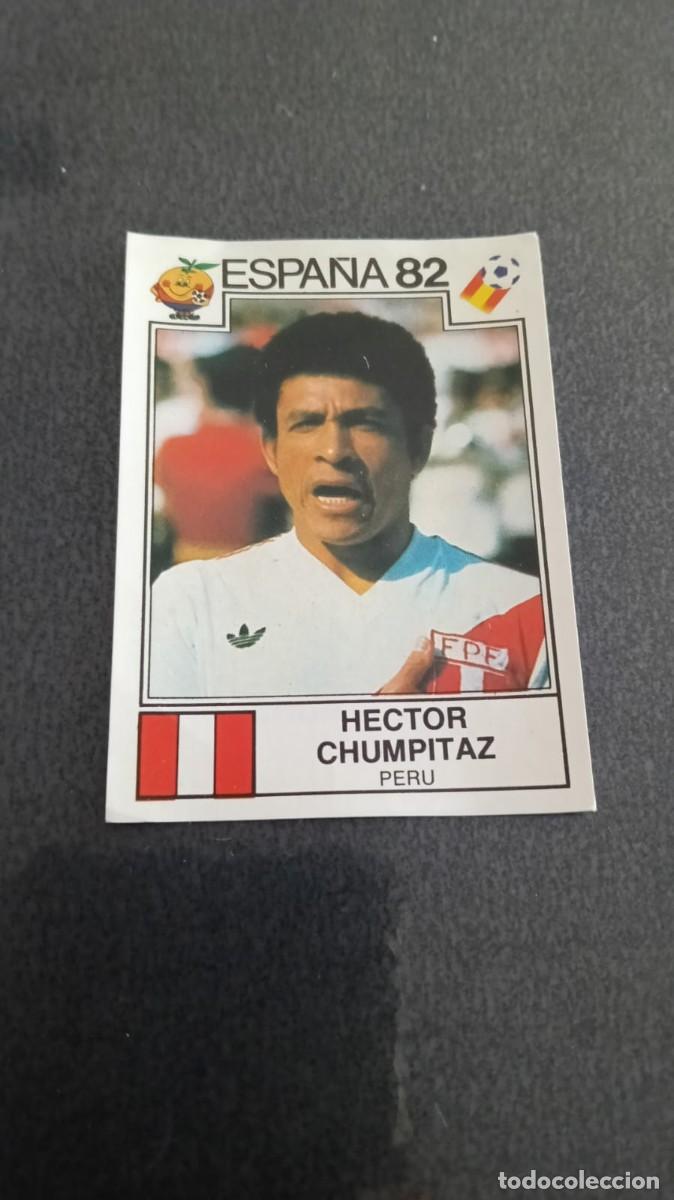Cromos de f&uacute;tbol: Panini Mundila Espa&ntilde;a 82 Chumpitaz Peru 76 Despegado