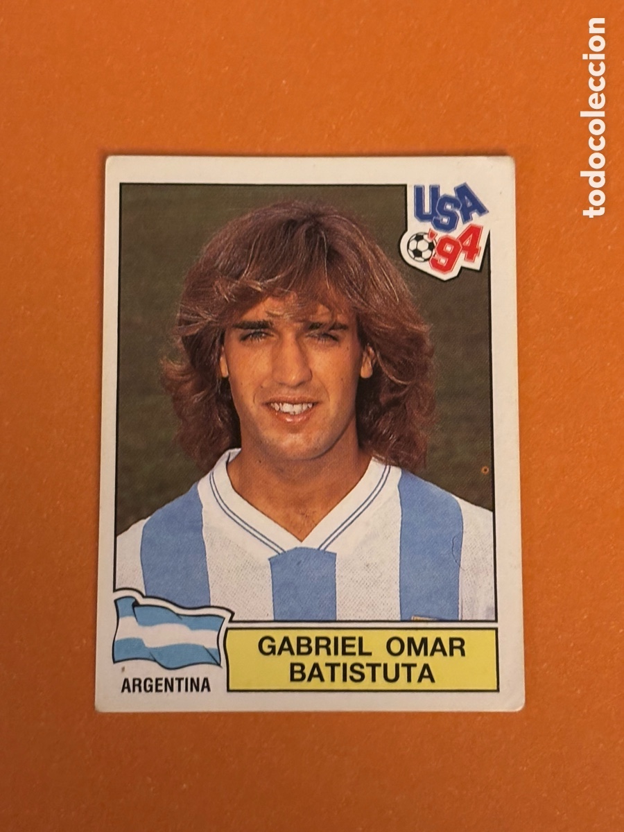 Cromos de f&uacute;tbol: 260 batistuta argentina world cup mundial EEUU usa 1994 94 sin pegar