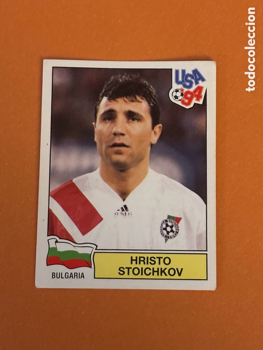 Cromos de f&uacute;tbol: 295 Hristo Stoichkov Bulgaria 94 MUNDIAL USA 1994 PANINI. Nunca pegado