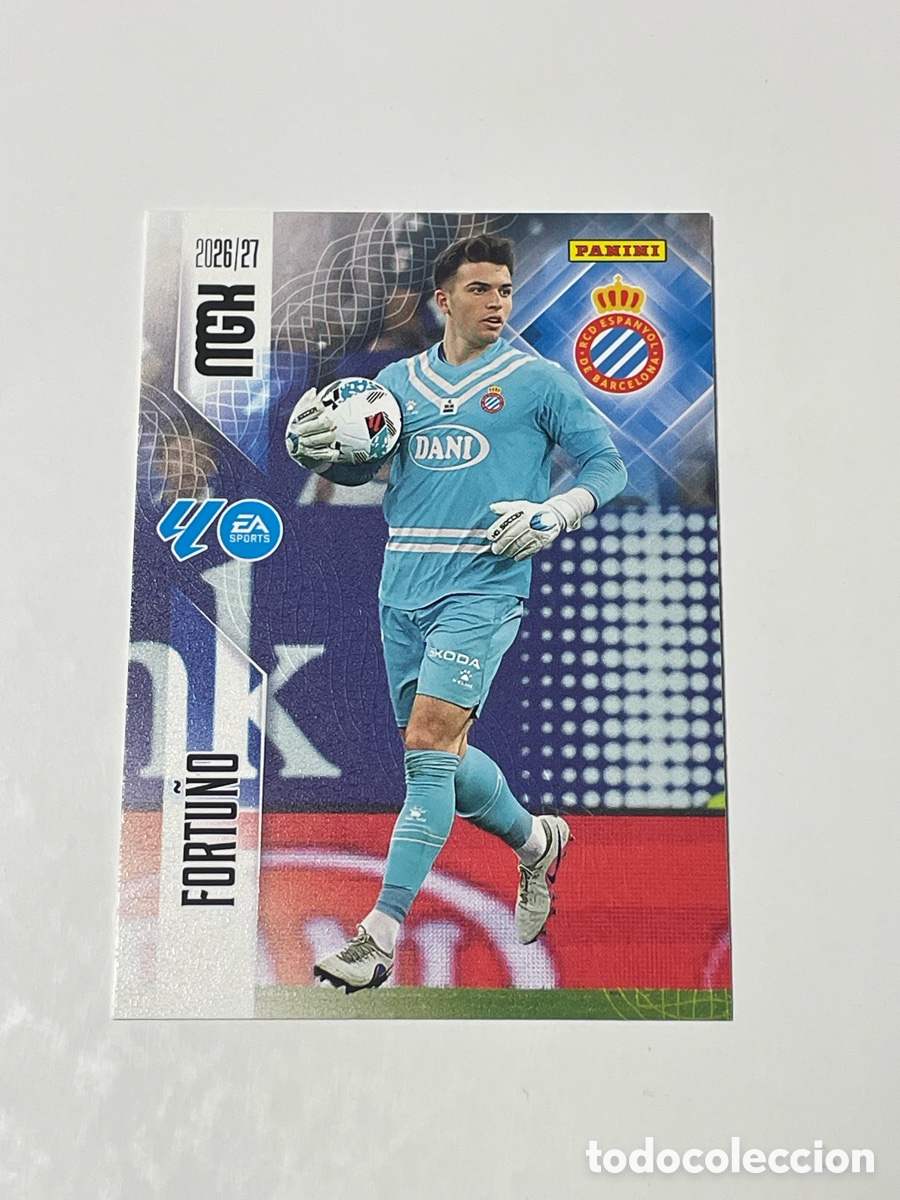 Cromos de f&uacute;tbol: &Aacute;ngel Fortu&ntilde;o Espanyol Panini Megacracks 26/27 #165