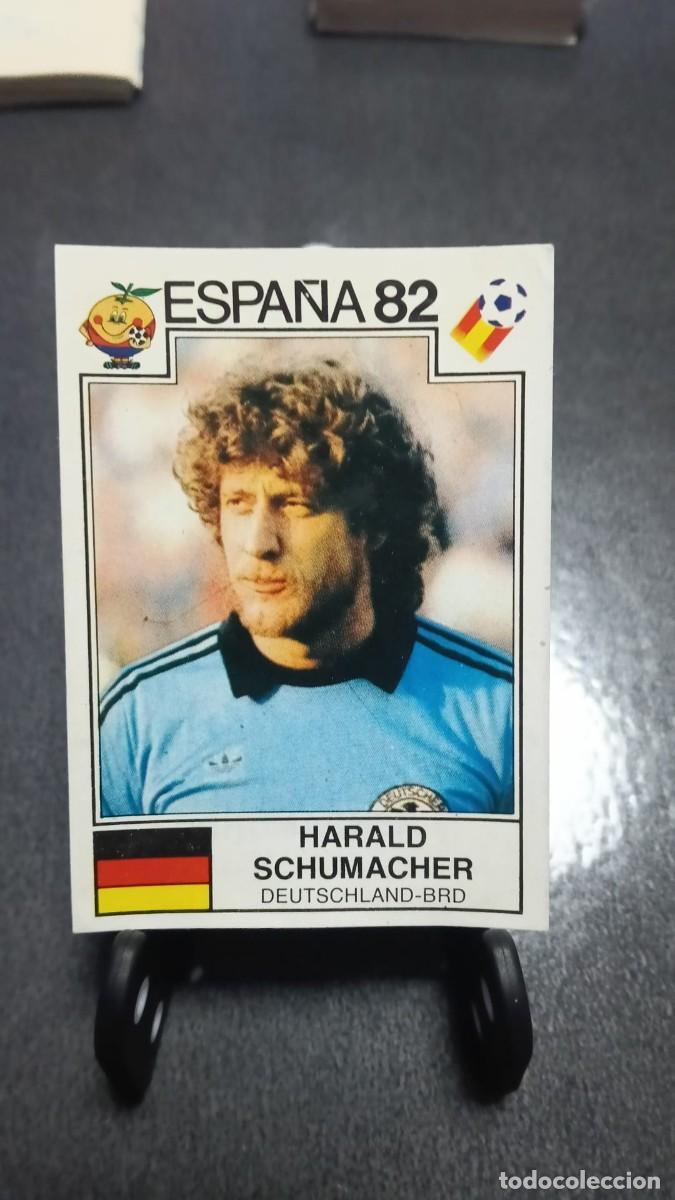 Cromos de f&uacute;tbol: Panini Mundial Espa&ntilde;a 82 Schumacher Alemania 112 Despegado