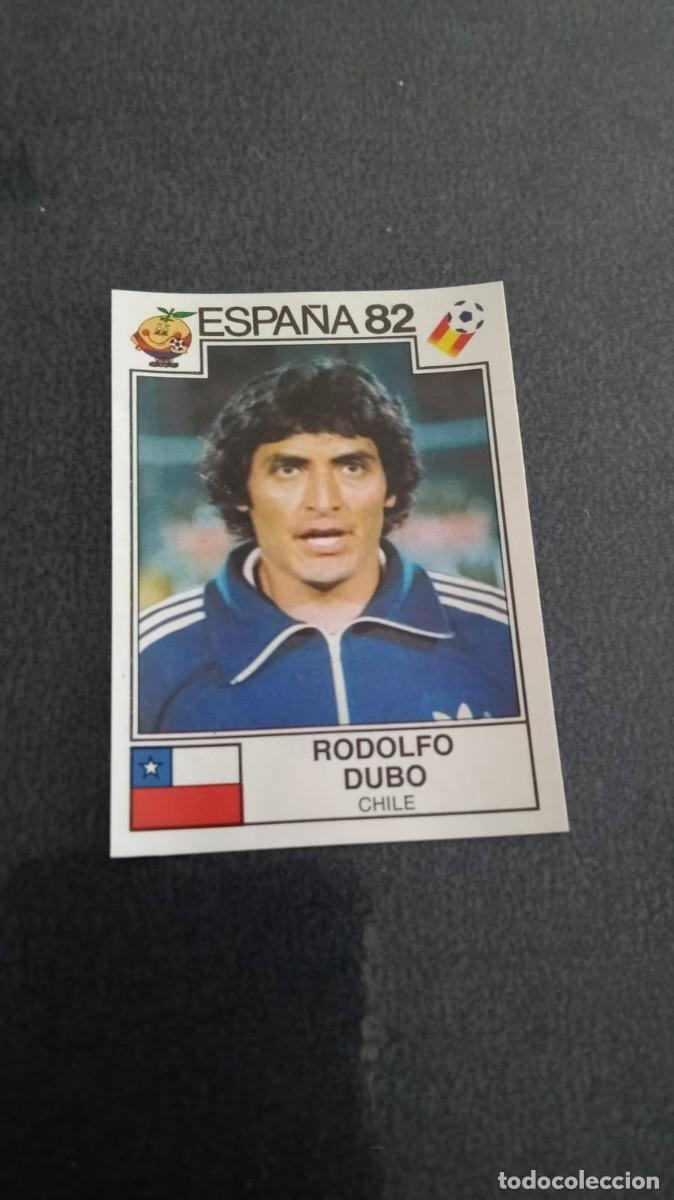 Cromos de f&uacute;tbol: Panini Mundial Espa&ntilde;a 82 Dubo Chile 155 Recortado