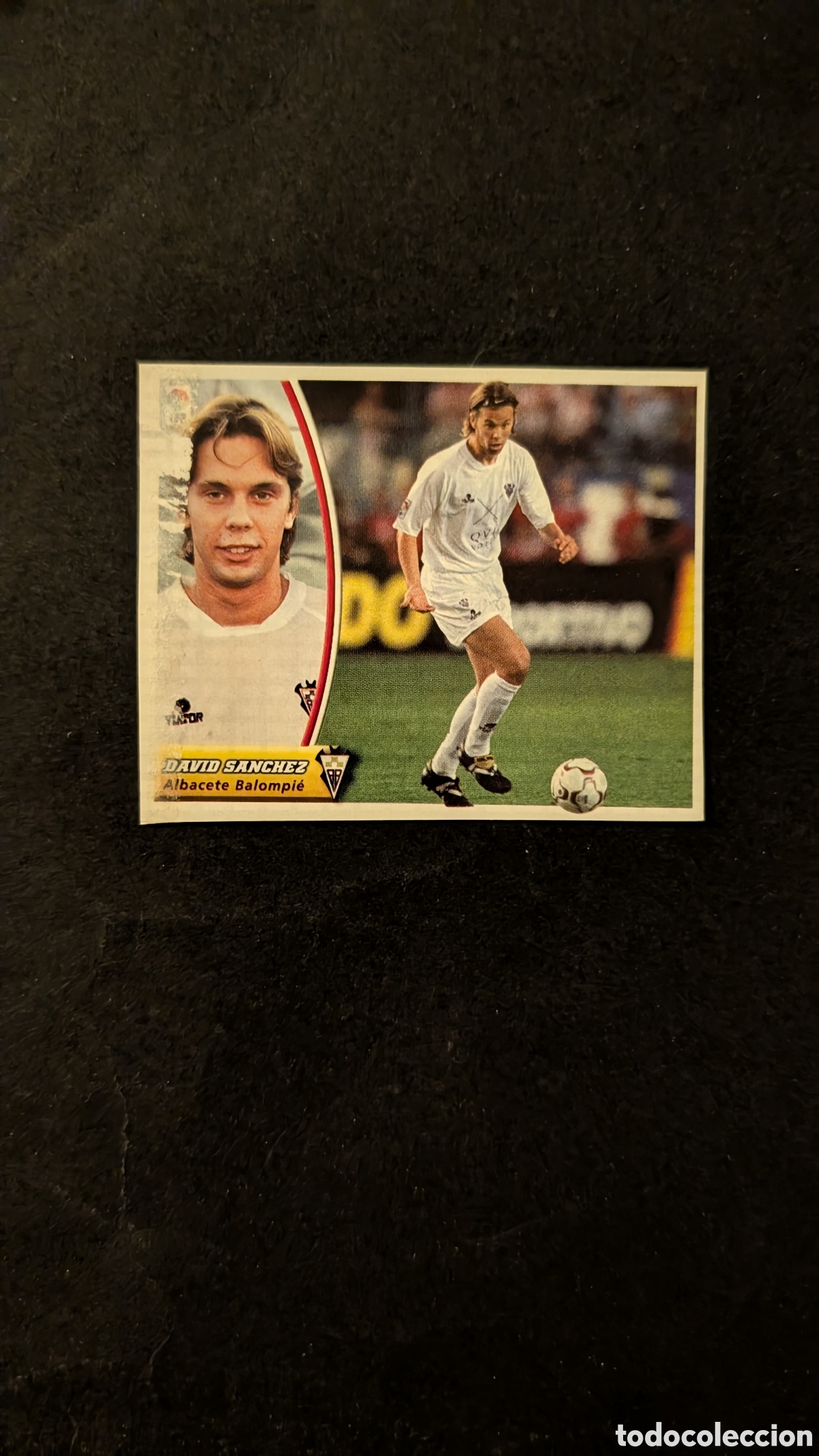 Cromos de f&uacute;tbol: DAVID S&Aacute;NCHEZ ALBACETE COLOCA LIGA ESTE 2003/04 03 04 RECORTADO