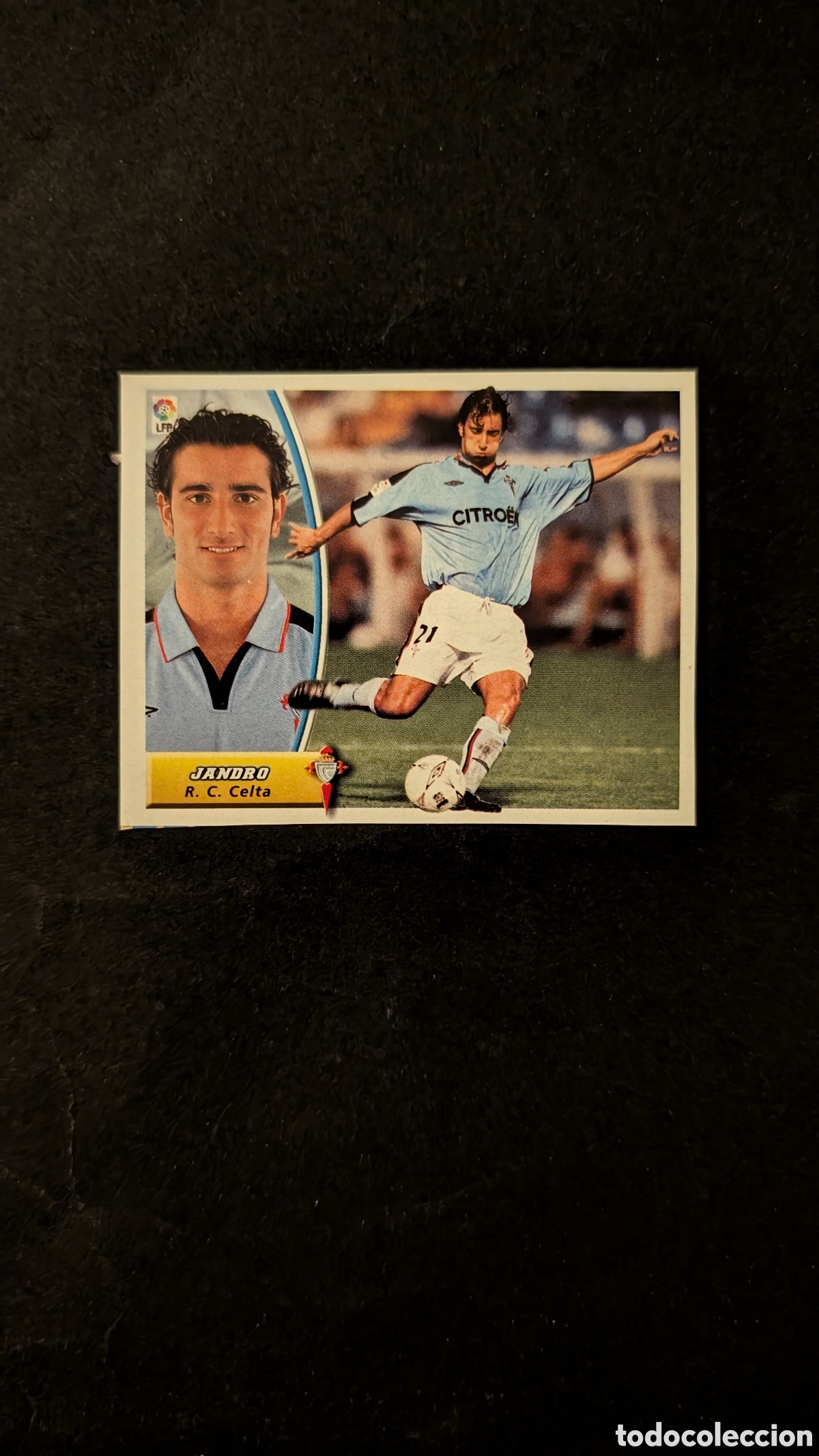 Cromos de f&uacute;tbol: JANDRO CELTA COLOCA LIGA ESTE 2003/04 03 04 RECORTADO