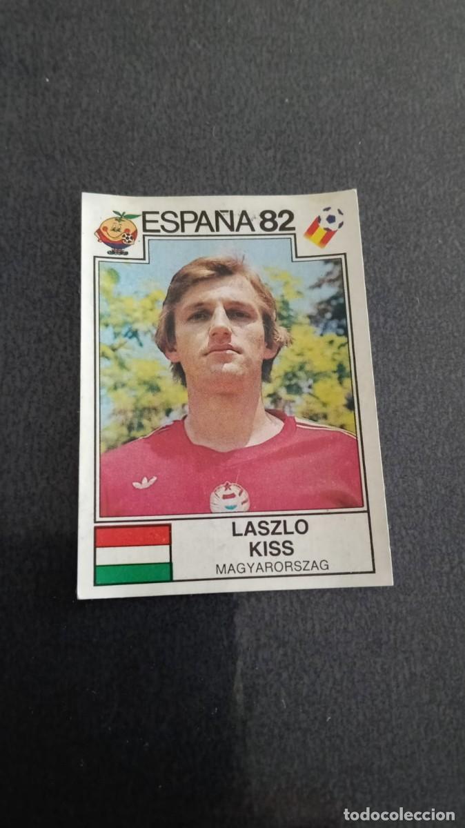 Cromos de f&uacute;tbol: Panini Mundial Espa&ntilde;a 82 Laszlo Kiss Hungria 196 Despegado
