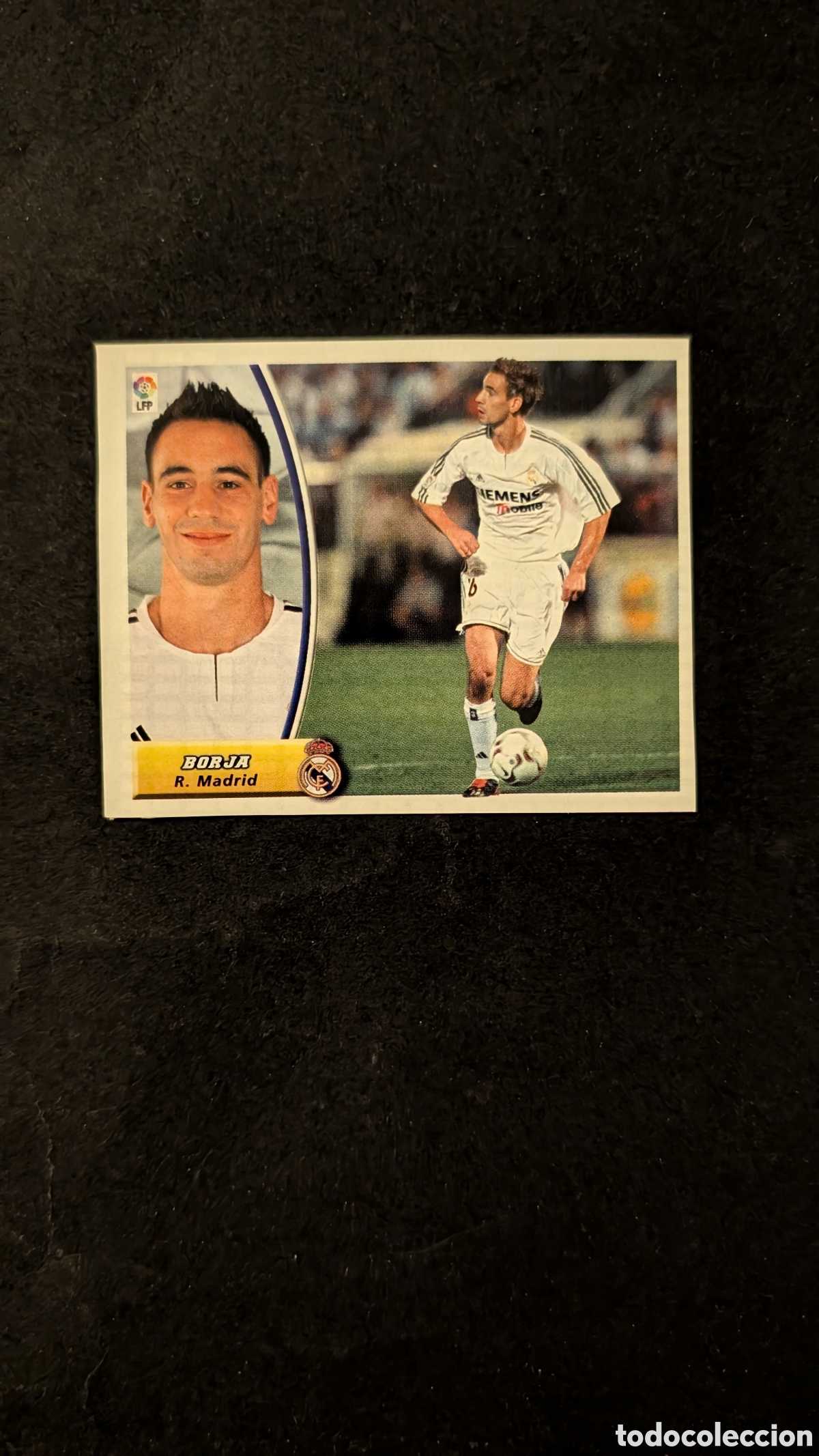 Cromos de f&uacute;tbol: BORJA REAL MADRID COLOCA LIGA ESTE 2003/04 03 04 RECORTADO