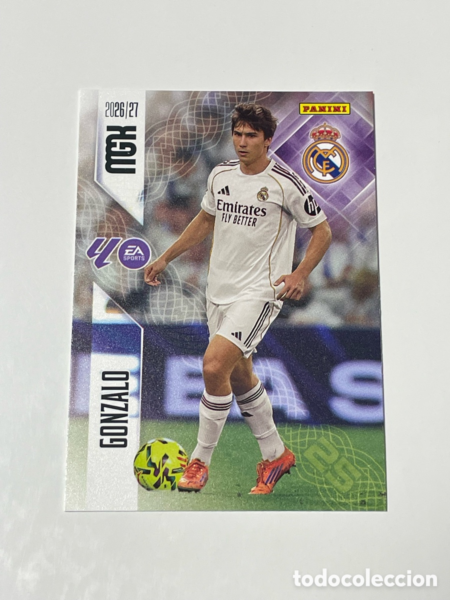 Cromos de f&uacute;tbol: Gonzalo Real Madrid Panini Megacracks 26/27 #233