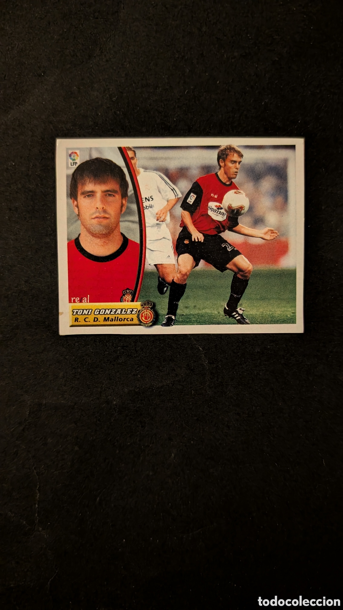 Cromos de f&uacute;tbol: TONI GONZ&Aacute;LEZ MALLORCA COLOCA LIGA ESTE 2003/04 03 04 RECORTADO