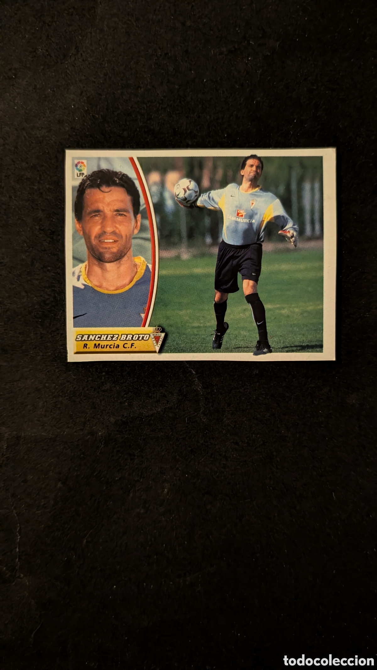 Cromos de f&uacute;tbol: S&Aacute;NCHEZ BROTO MURCIA COLOCA LIGA ESTE 2003/04 03 04 RECORTADO