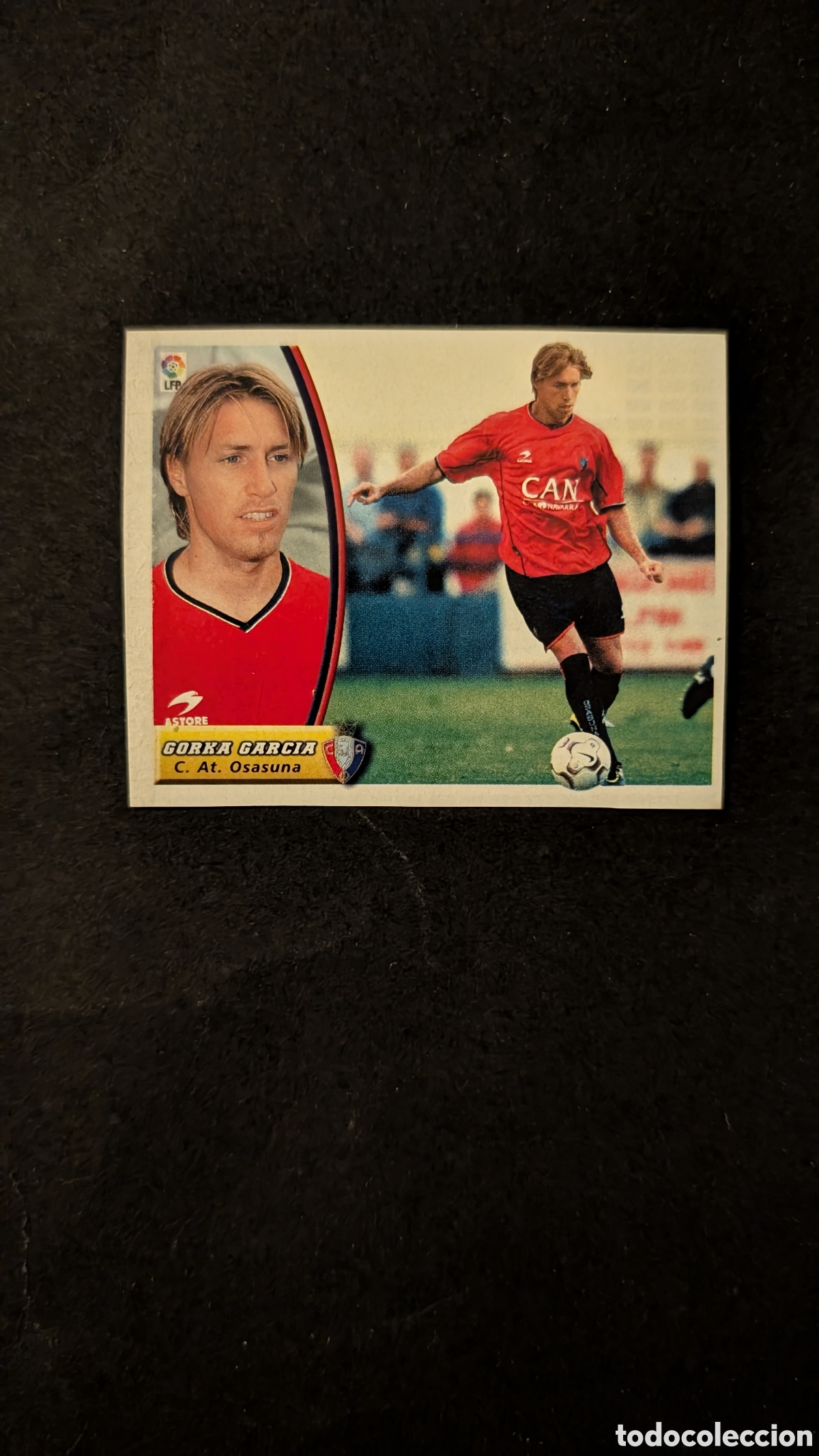 Cromos de f&uacute;tbol: GORKA GARCIA OSASUNA COLOCA LIGA ESTE 2003/04 03 04 RECORTADO