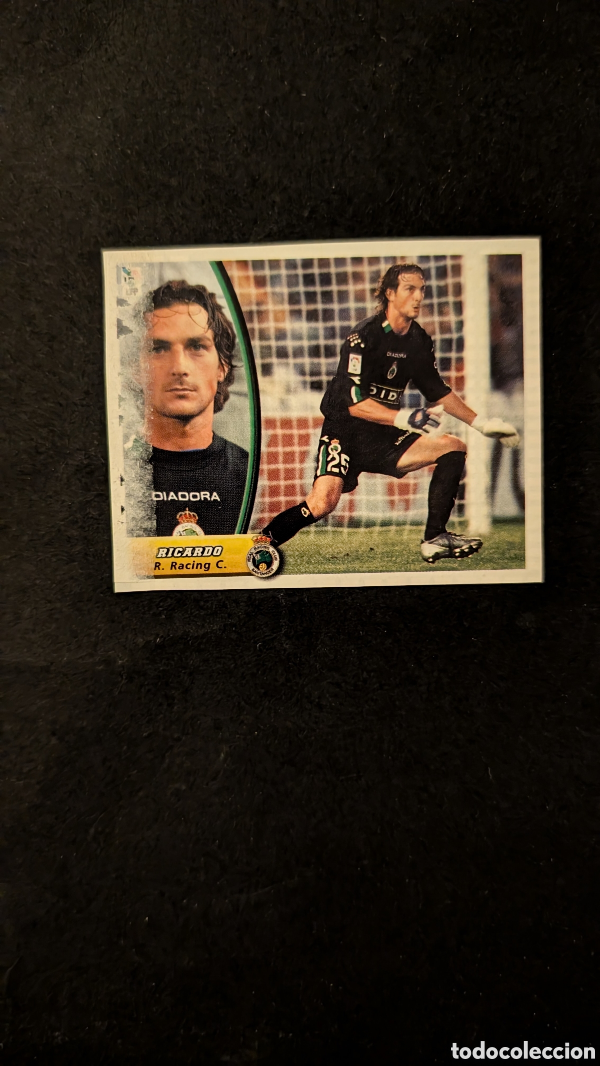 Cromos de f&uacute;tbol: RICARDO RACING SANTANDER COLOCA LIGA ESTE 2003/04 03 04 RECORTADO