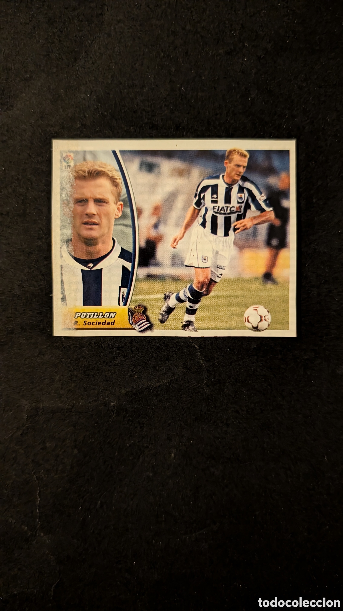 Cromos de f&uacute;tbol: POTILLON REAL SOCIEDAD COLOCA LIGA ESTE 2003/04 03 04 RECORTADO