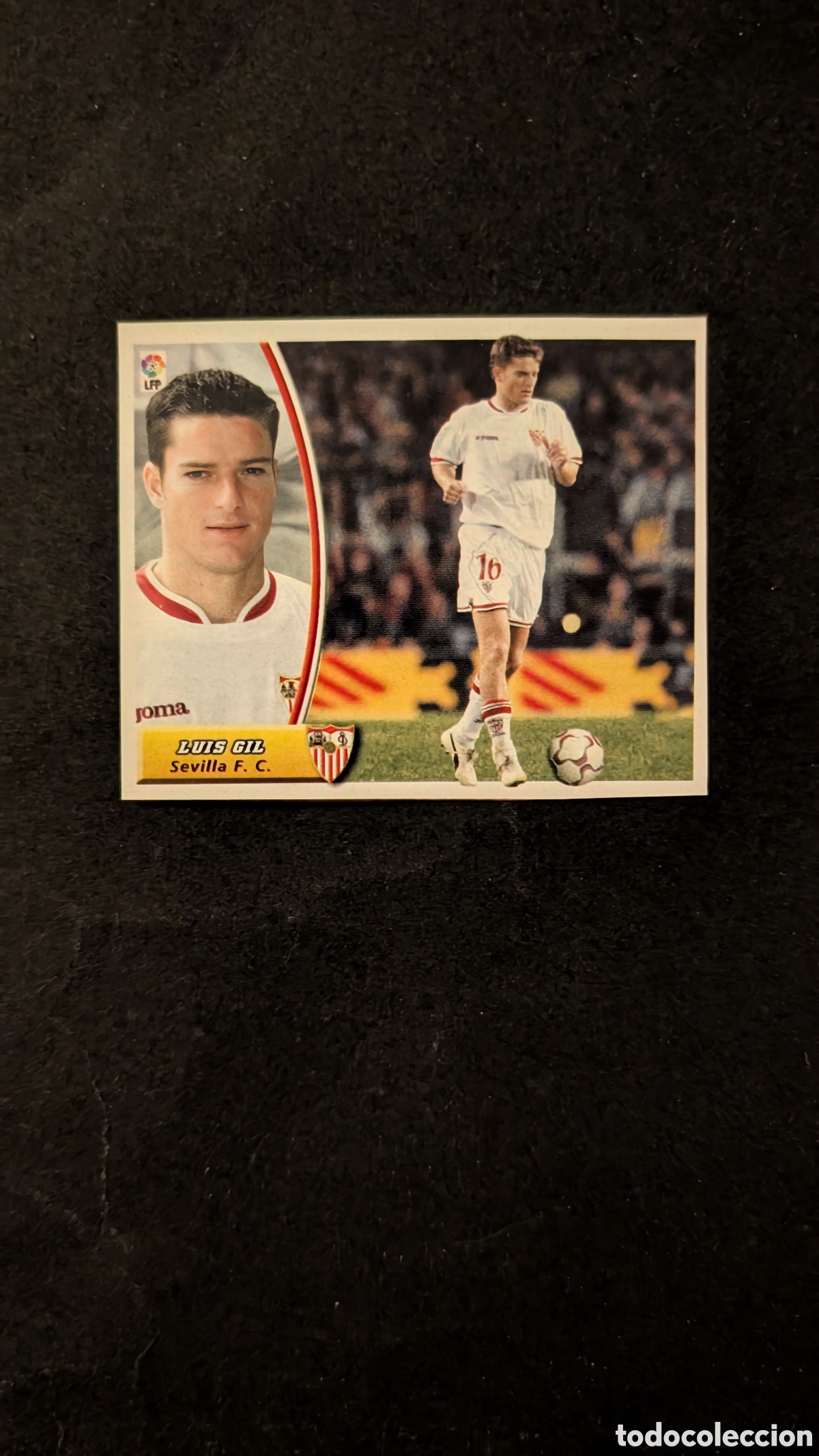 Cromos de f&uacute;tbol: LUIS GIL SEVILLA COLOCA LIGA ESTE 2003/04 03 04 RECORTADO