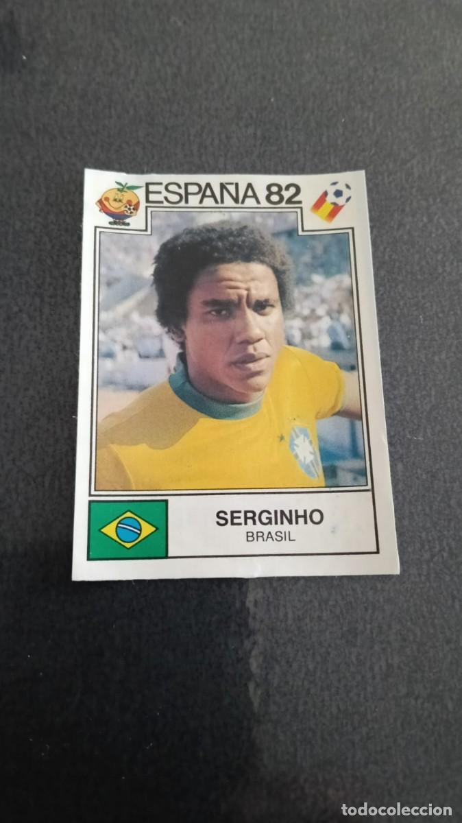 Cromos de f&uacute;tbol: Panini Mundial Espa&ntilde;a 82 Serginho Brasil 378 Despegado