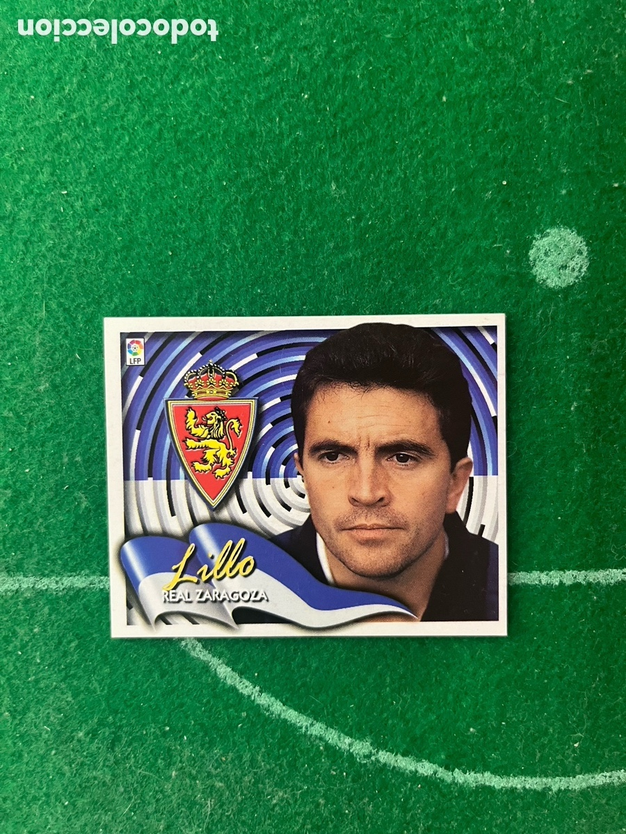 Cromos de f&uacute;tbol: LILLO REAL ZARAGOZA LIGA ESTE 2000 2001 PANINI ENTRENADOR