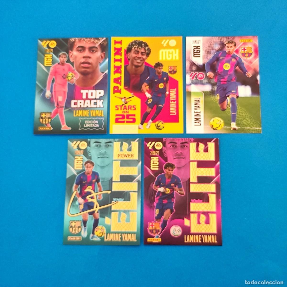 Cromos de f&uacute;tbol: Megacracks 2026 2027 / 26 27 Lamine Yamal Stars On 25 Top Crack &Eacute;lite Power &Eacute;lite B&aacute;sico