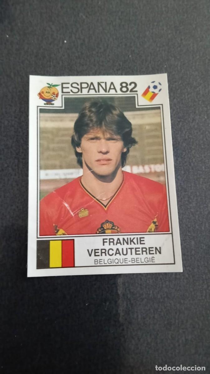 Cromos de f&uacute;tbol: Panini Mundial Espa&ntilde;a 82 Vercauteren Belgica 212 Despegado