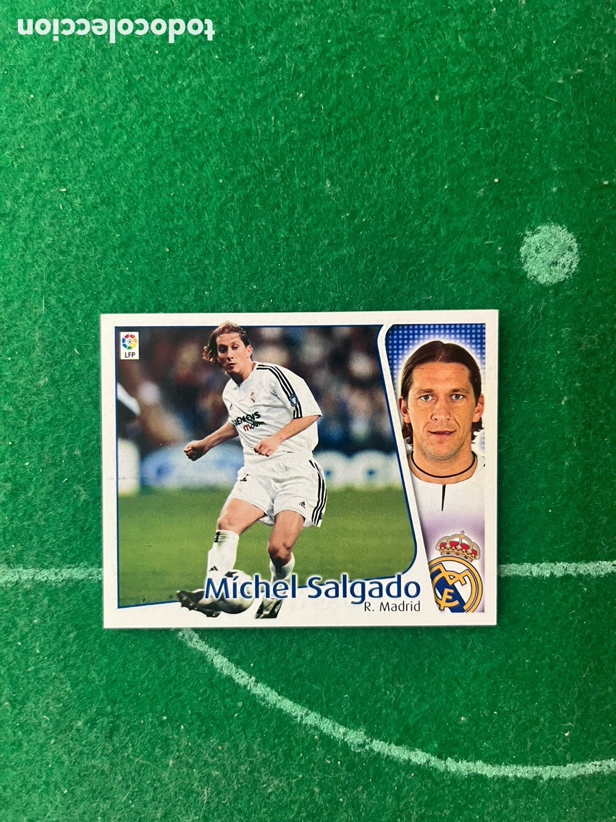 Cromos de f&uacute;tbol: MICHEL SALGADO REAL MADRID LIGA ESTE 2004 2005 PANINI
