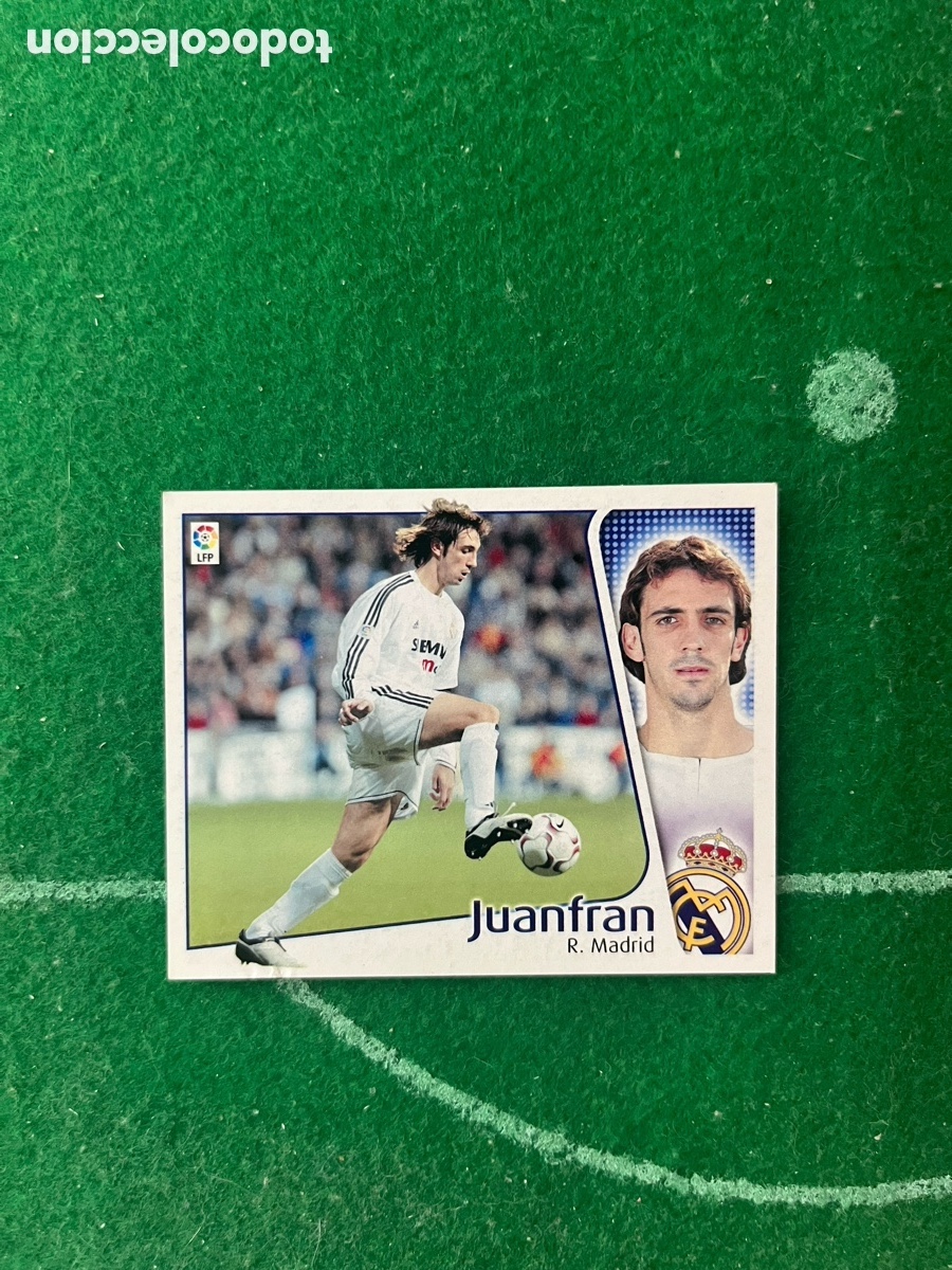 Cromos de f&uacute;tbol: JUANFRAN REAL MADRID LIGA ESTE 2004 2005 PANINI