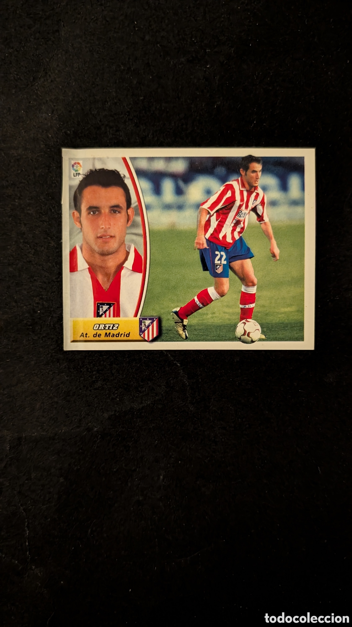 Cromos de f&uacute;tbol: ORTIZ ATL&Eacute;TICO MADRID COLOCA LIGA ESTE 2003/04 03 04 VENTANILLA