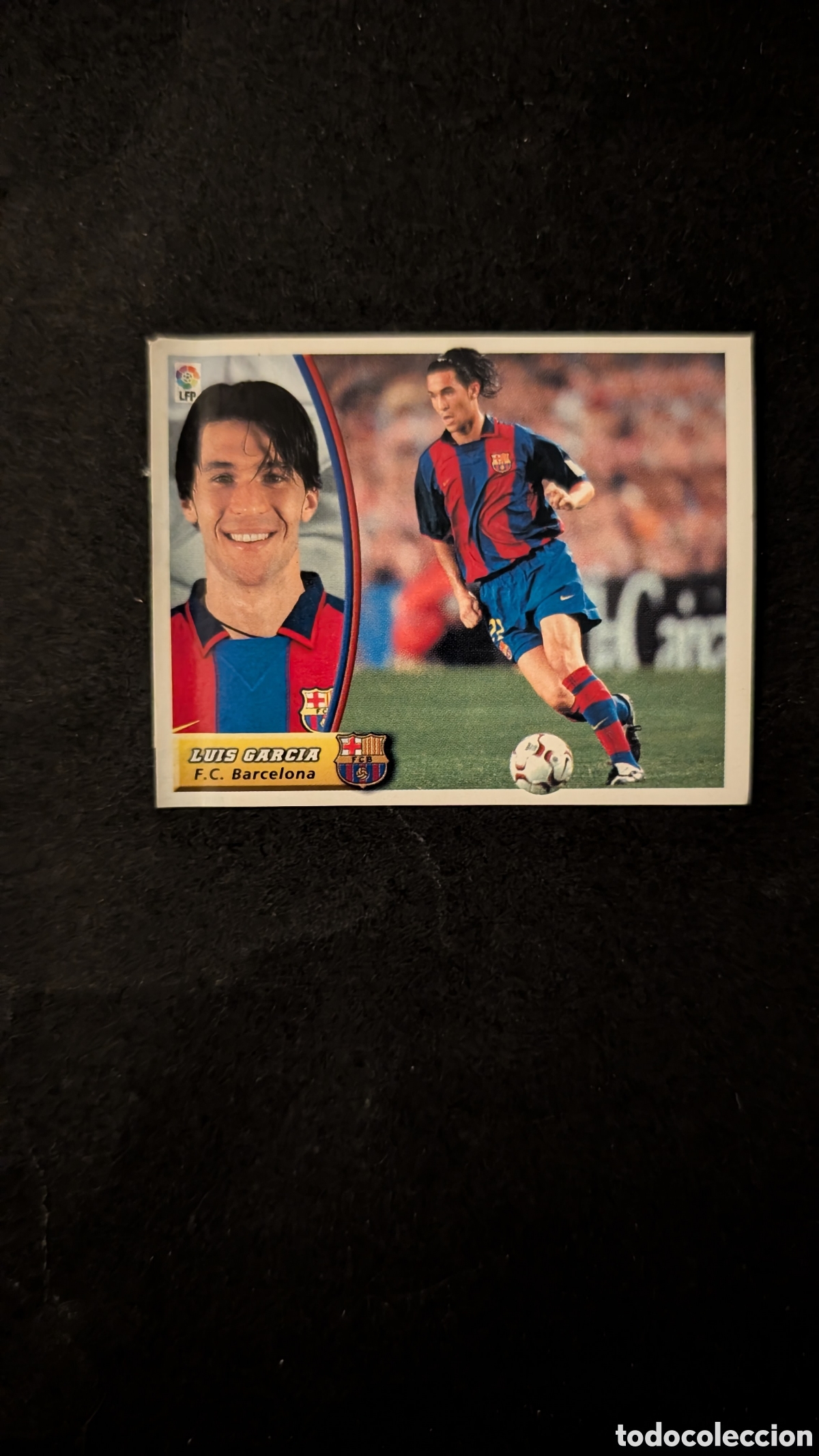 Cromos de f&uacute;tbol: LUIS GARC&Iacute;A BARCELONA COLOCA LIGA ESTE 2003/04 03 04 VENTANILLA
