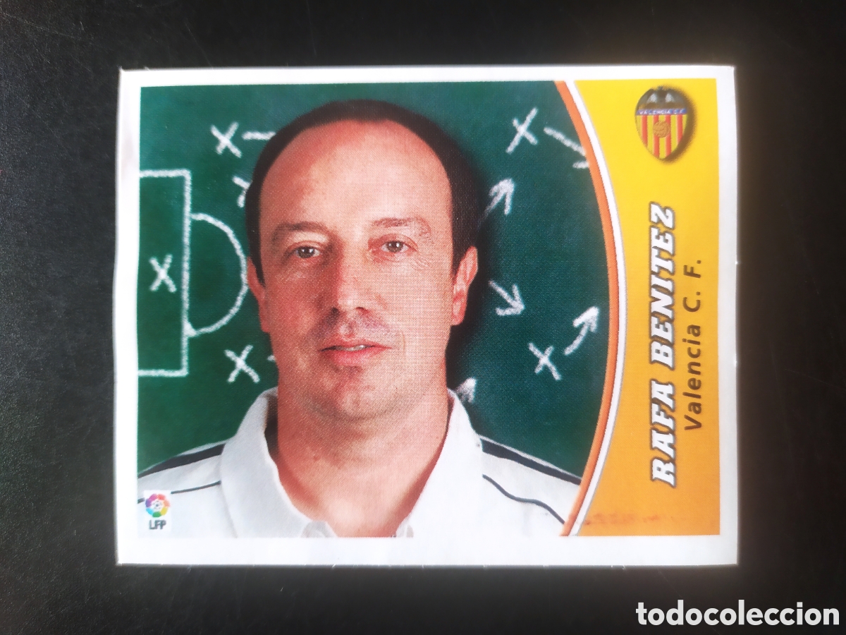 Cromos de f&uacute;tbol: Liga este 2003 2004 03 04 panini Rafa Ben&iacute;tez Valencia