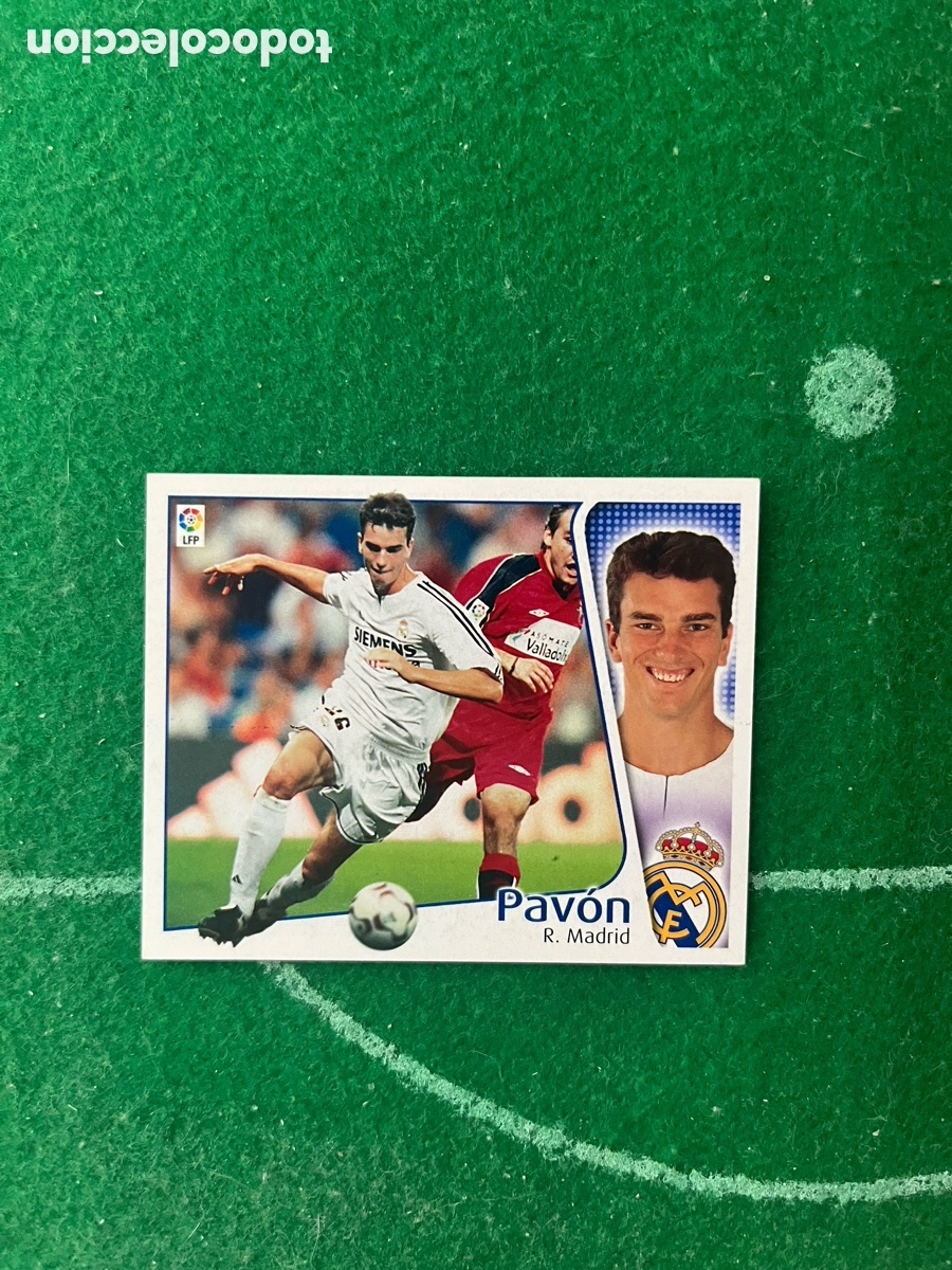 Cromos de f&uacute;tbol: PAVON REAL MADRID LIGA ESTE 2004 2005 PANINI