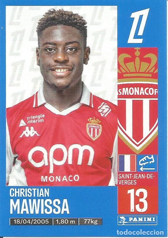 Football Stickers: Cromo n.&ordm; 243 - Christian Mawissa - AS Monaco - Foot 2024 2025 - Ligue 1 McDonald's (Panini) - UNFP