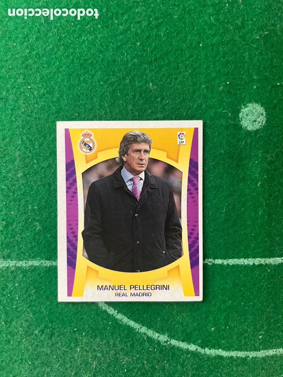 Cromos de f&uacute;tbol: MANUEL PELLEGRINI REAL MADRID LIGA ESTE 2009 2010 PANINI ENTRENADOR