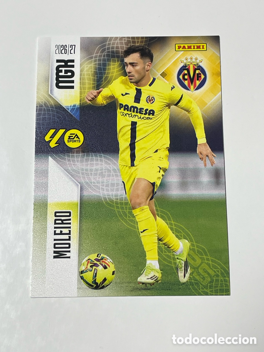Cromos de f&uacute;tbol: Alberto Moleiro Villarreal Panini Megacracks 26/27 #373