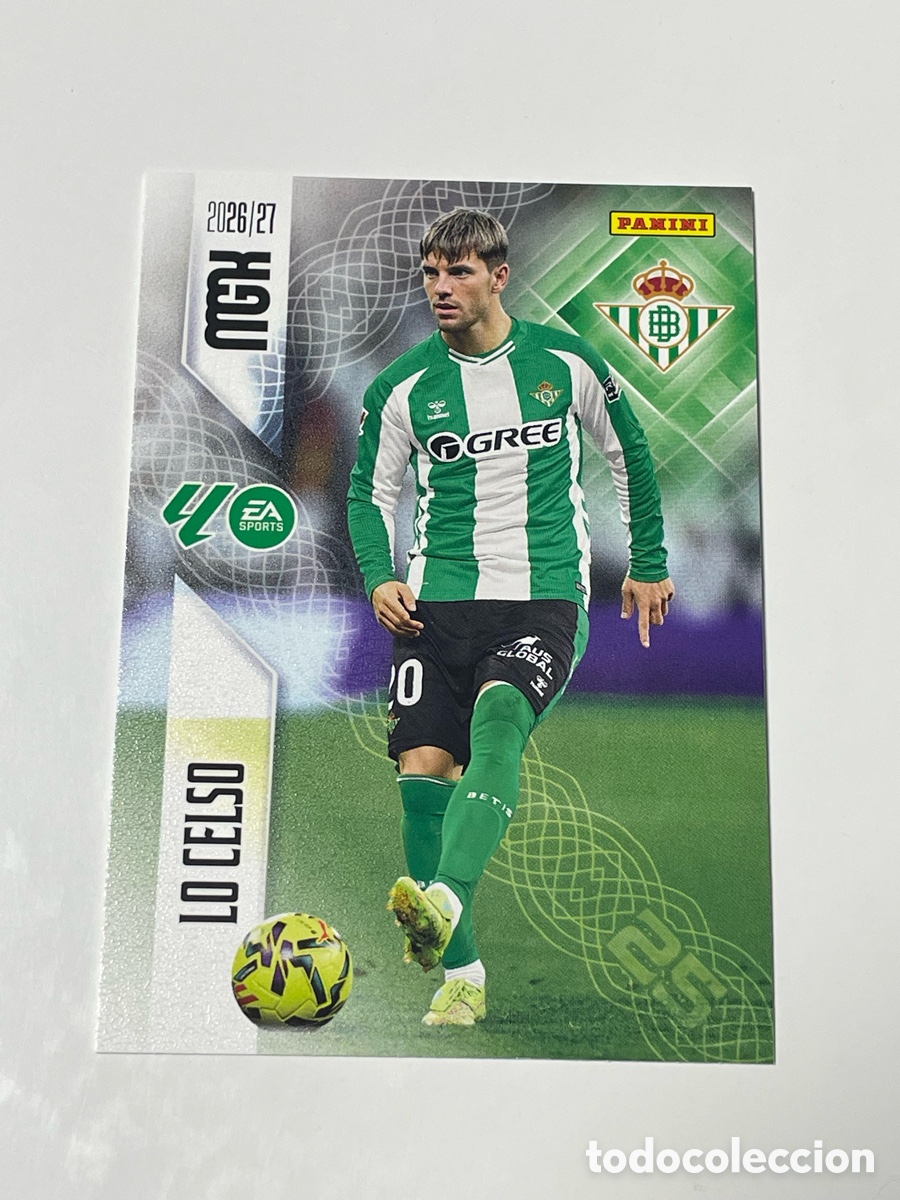 Cromos de f&uacute;tbol: Giovani Lo Celso Betis Panini Megacracks 26/27 #103